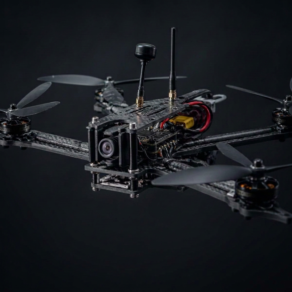 Carbon fiber drone chassis