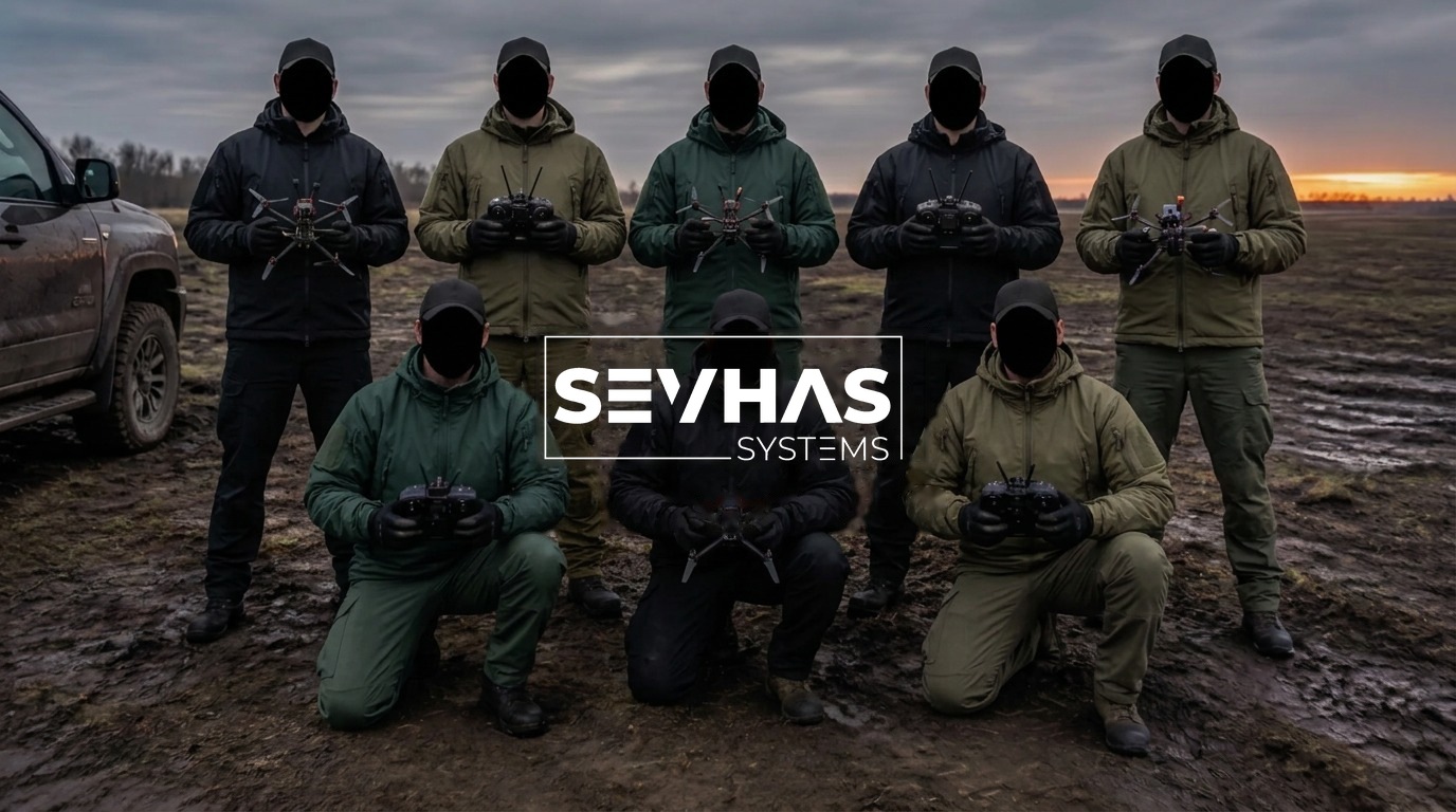 SevHas Systems manufacturing and technical personnel in the field, faces obscured